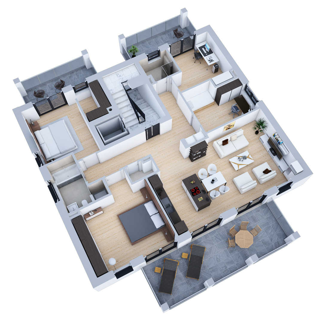 3D Grundrisse